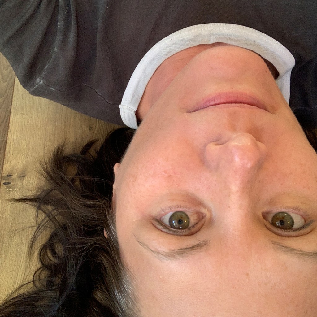 Micki Krimmel upside down